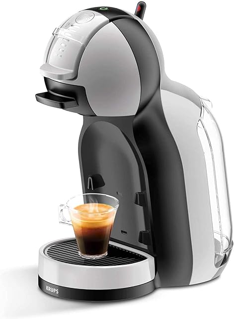 Krups NESCAFE Dolce Gusto Gusto Mini Me Automatic Play and Select Coffee Capsule Machine, Grey/Black - KP123B40