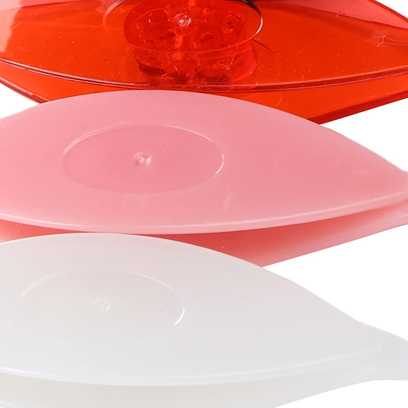 Tatting Shuttle Sets Plastic Durable Colorful Lacemaking Craft Tools for Knitting Handicrafts Crocheted Fabrics 5Pcs Set Various Colors Easy to Use (12037 Black, White, Red, Fruit Pink, Fruit Purple)