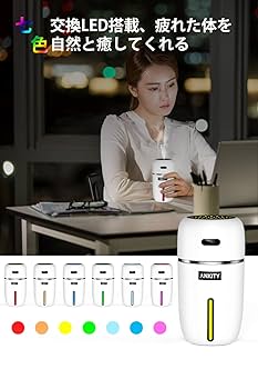 Amazon.co.jp: ANKITY 加湿器 卓上 アロマ 除菌 ペットボトル 超