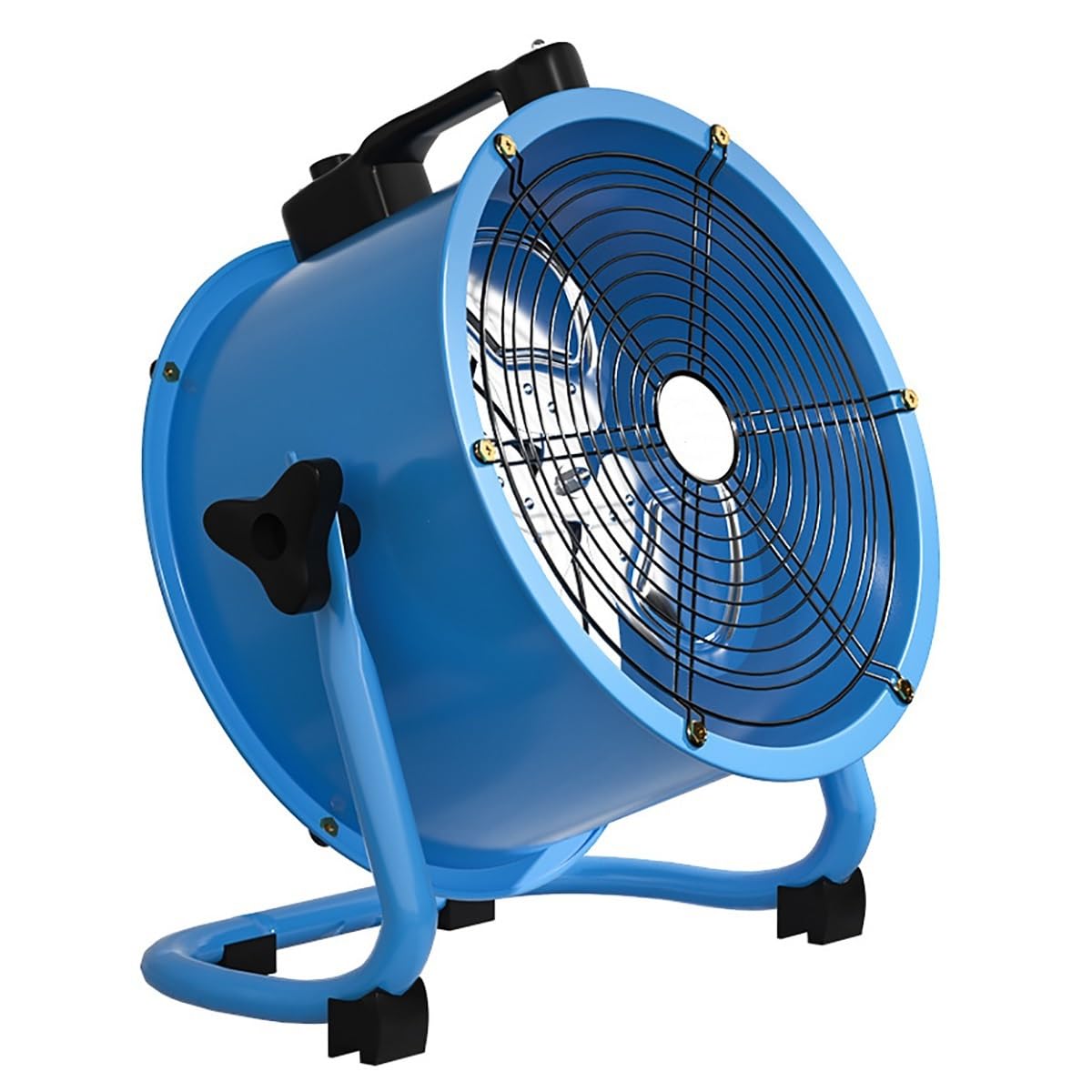 Ventilateur de sol industriel haute vitesse inclinable 40 cm pour atelier et garage