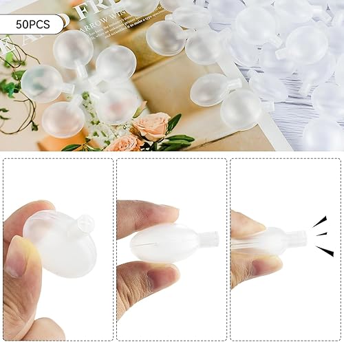 Miniatura 3 de yuntop 50 piezas de chirriadores para juguetes para perros, reemplazo de inserción de ruido de 1.181 in para suministros de mascotas juguetes para