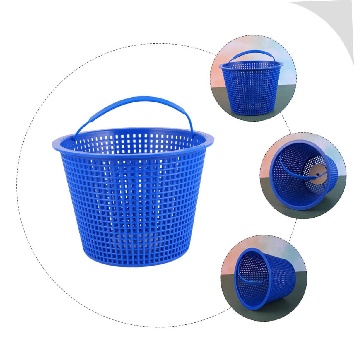 Yardwe 2stücke Portable Swimming Pool Filter Basket Anti-Clogging Wiederverwendbare Effektiver Schmutzfänger Für Einfach Zu Reinigen Pool Zubehör