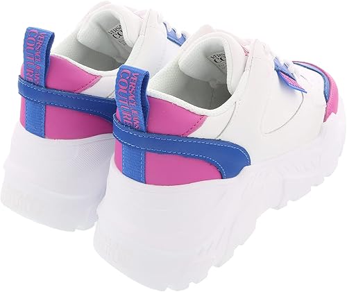 Miniatura 2 de Versace Jeans Couture White Blue Signature - Tenis de moda para mujer, BlancoAzul