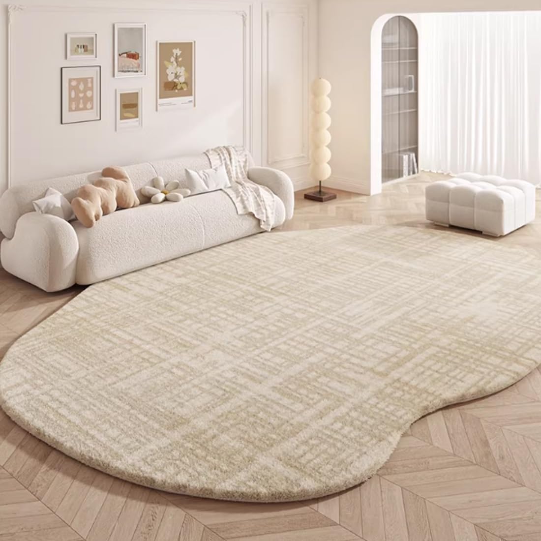 Tapis de salon doux et lavable pour réchauffer votre intérieur de 200 x 140 cm
