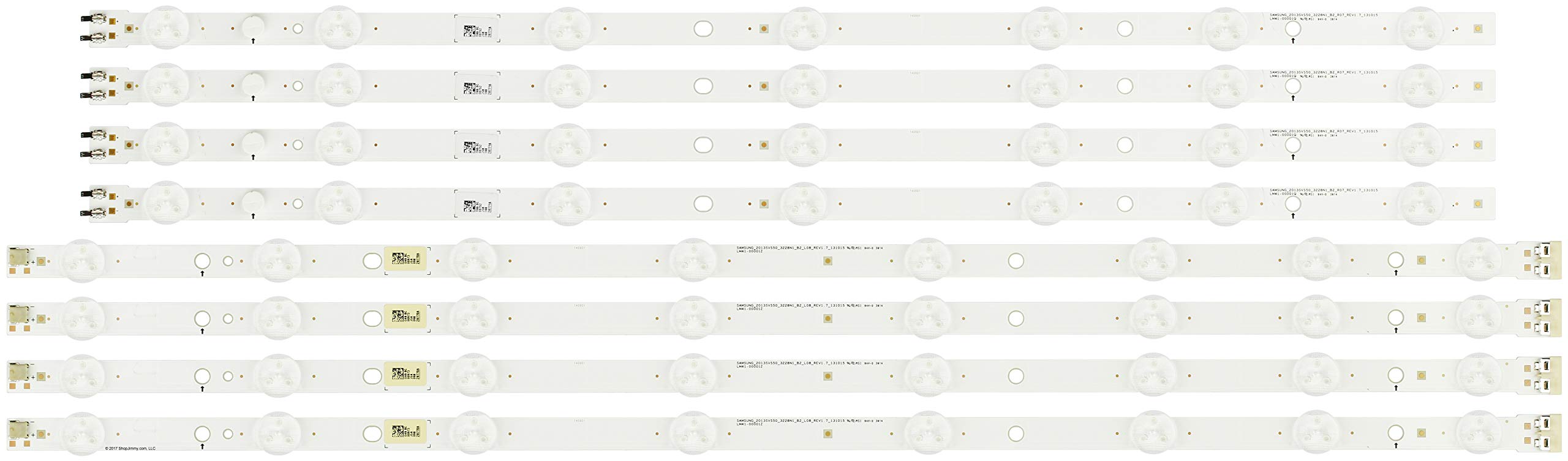 UN50H6203AF UN50H5203AF UN50J6200AF etc. LED Backlight Strips (8) New
