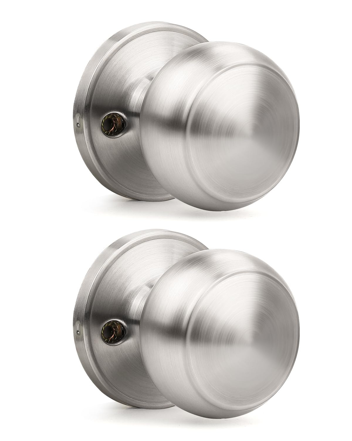 Matte Black Door Knobs - Keyless Privacy Locks -14