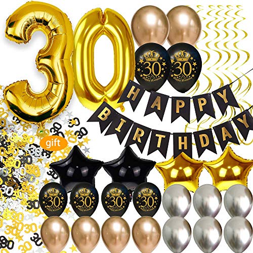 30th Birthday Decorations For Men Party Supplies Dirty Thirty Him Decor Kit Buy Online In India At Desertcart In Productid