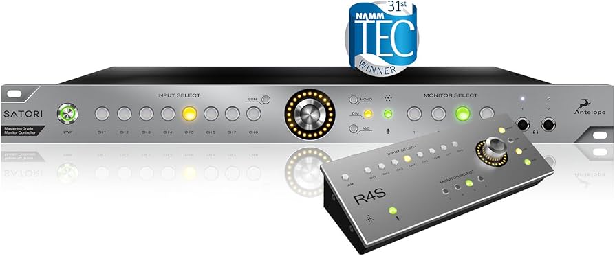 【完動美品】Antelope Audio SATORI + R4S 高級モニター Amazon.com: Antelope Audio Satori High-End Monitoring System with