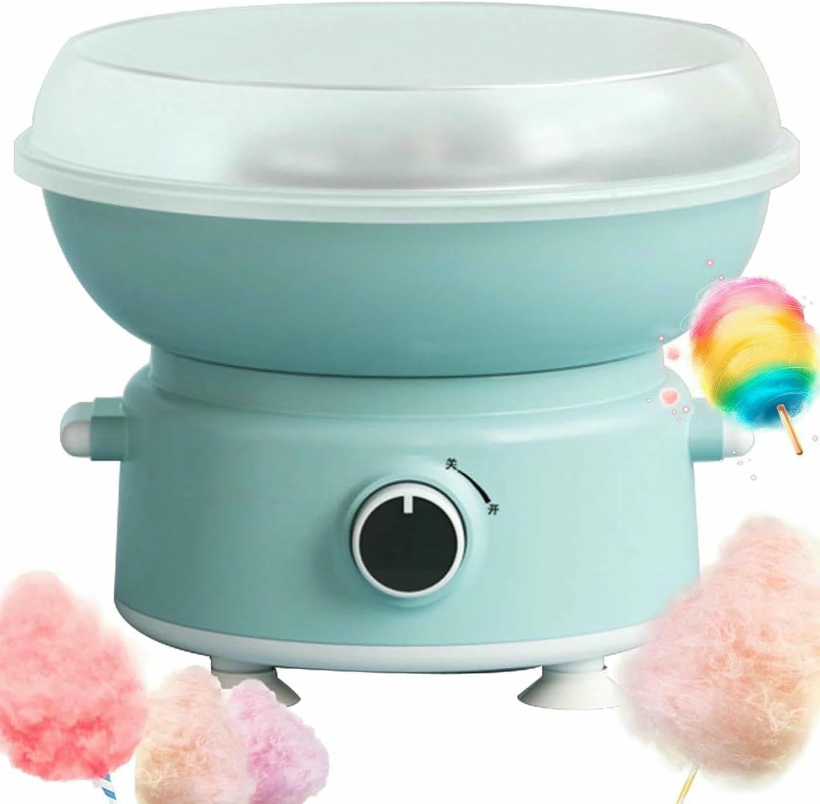 Maszyna Do Cukrowania Bawełny, 400W Mini Maszyna Do Cukrowania Bawełny Z Dużą Paletą 250 Mm, Łyżka Cukru, Okrągły Producent Cukru Bawełny, Producent Bawełny Bawełny