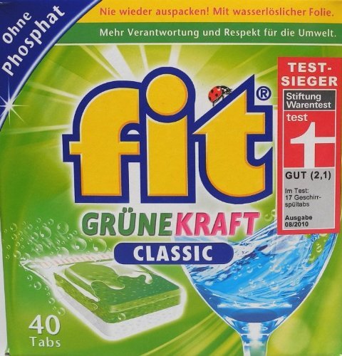 Preisvergleich Produktbild Fit Grüne Kraft Classic, Tabs ohne Phosphat