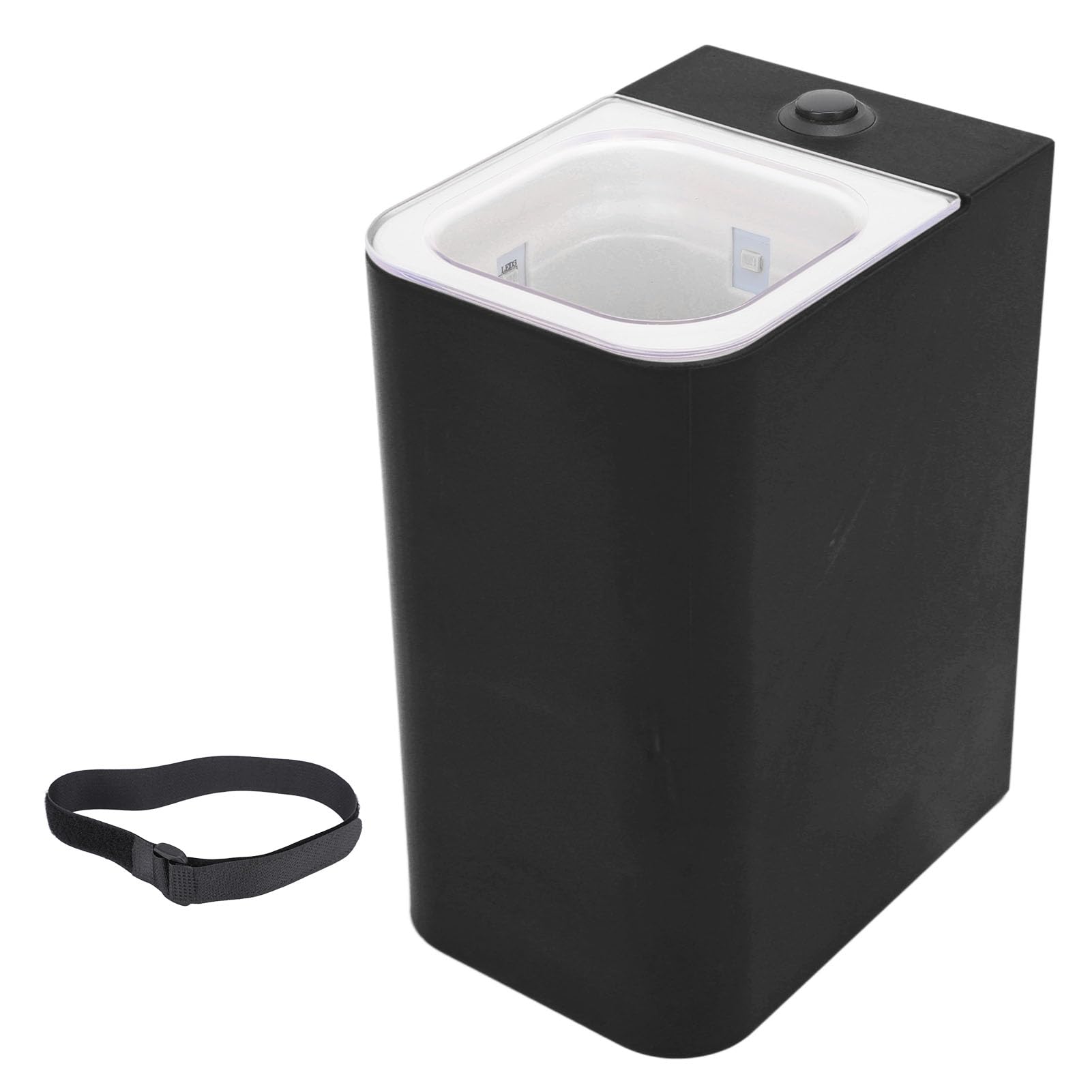 Pilipane Fishing Bait Filling Light ABS Portable LED Bait Light Source Lamp for Outdoor Night Fishing Tackle Tools (Black)