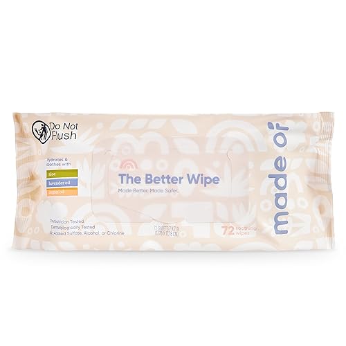 Toallitas orgánicas sensibles para bebés, toallitas hipoalergénicas calmantes para pieles sensibles, sin fragancia, sin químicos, sin alcohol, disponible en Yaxa El Salvador