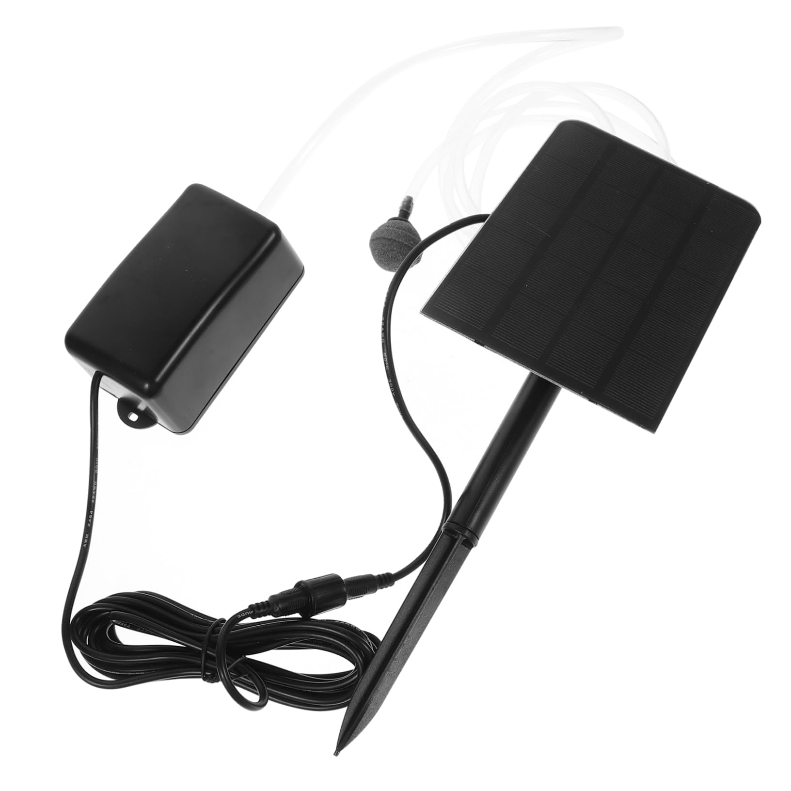 TOYANDONA 1.6w Bomba De Oxígeno Solar para Estanque Oxigenador para Pecera Bomba De Aire Solar para Pescado y Jardín