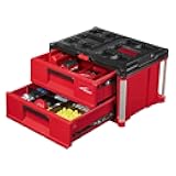 New 48-22-8442 Tool Box for Milwaukee PACKOUT 2 Drawer Durable Tool Box w/ 50lbs Capacity Height 14.3 in Length 16.3 in Width 22.2 in