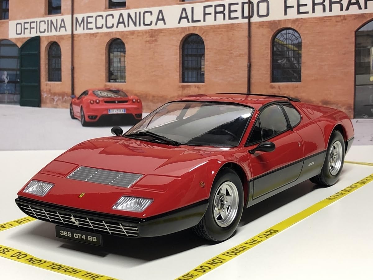Amazon | KK scale 1/18 Ferrari 365 GT4 BB 1973 レッド ダイキャスト