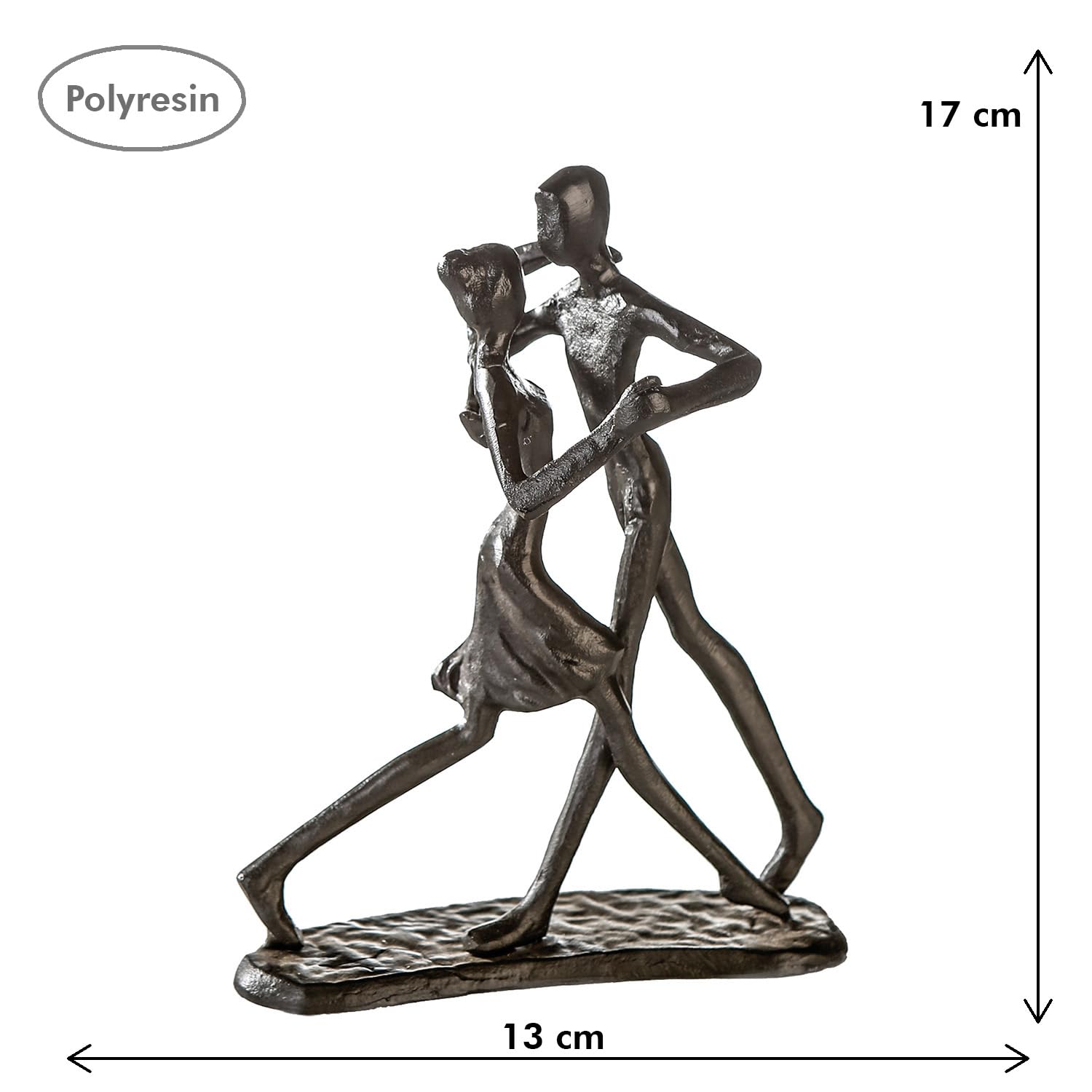 Casablanca Scultura Danza 17x13x7,5cm ferro brunito Danza Dekofigur Figurine Statua Decoration