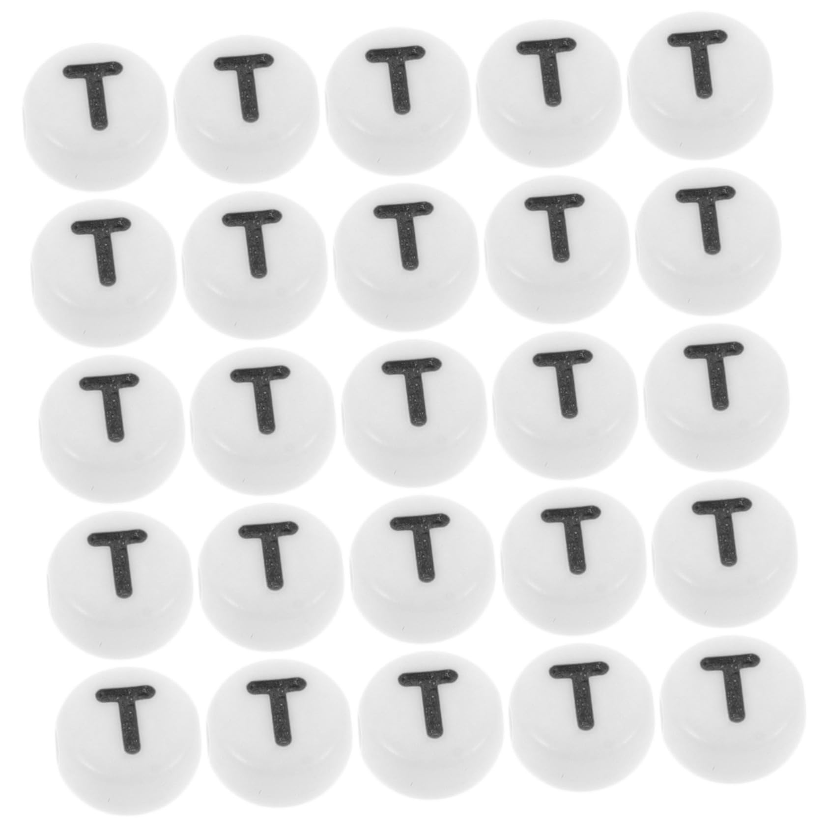 Operitacx 2500piezas Abalorios Letras Para Pulseras Collares y Manualidades Accesorios Creativos Para Joyas Personalizadas