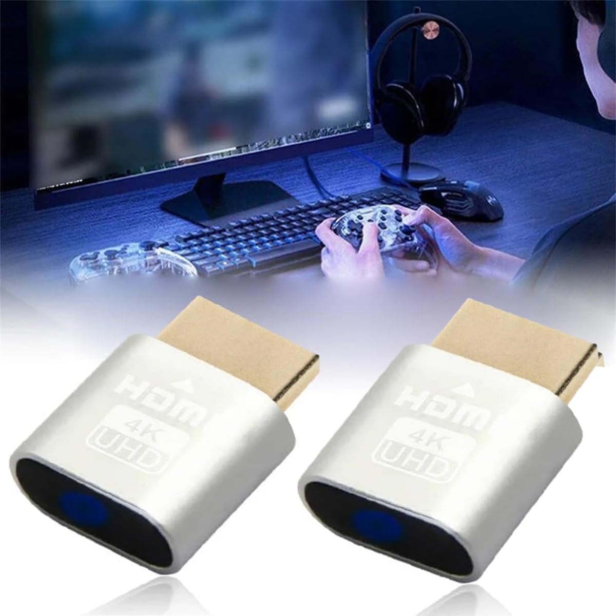 TV Streaming Device, Streaming Devices for TV, Wireless Display Adapter, Mobile Screen Mirroring Receiver, Streaming Media Player, Access All Channels (White-2Pcs)