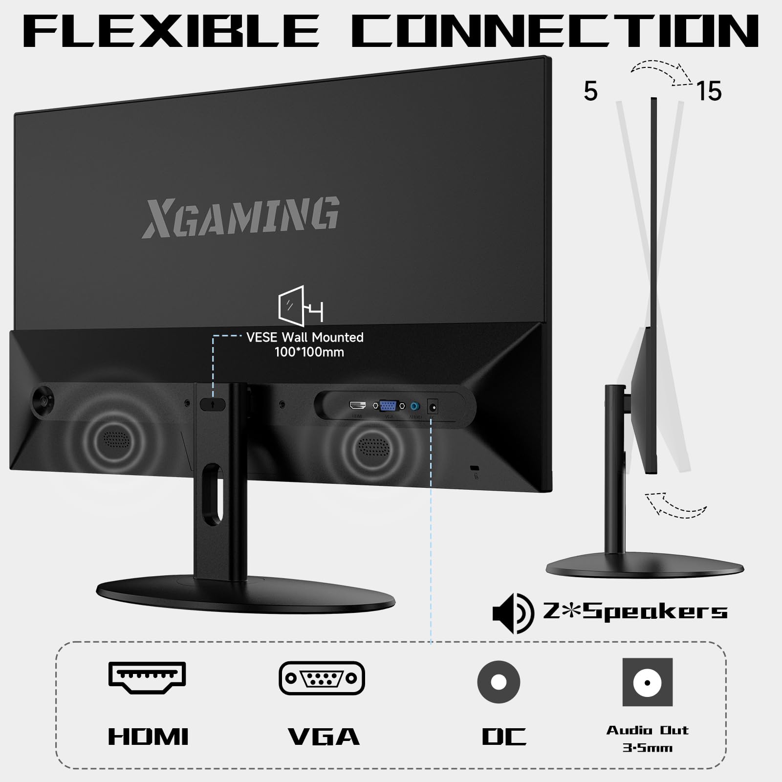Amazon.com: XGaming 27 Inch Monitor, FHD 1080P 100Hz Frameless, 99