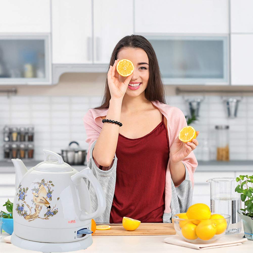 Wasserkocher 1 Liter - Retro Design Edelstahl | 1000W Schnellkochen | BPA Frei