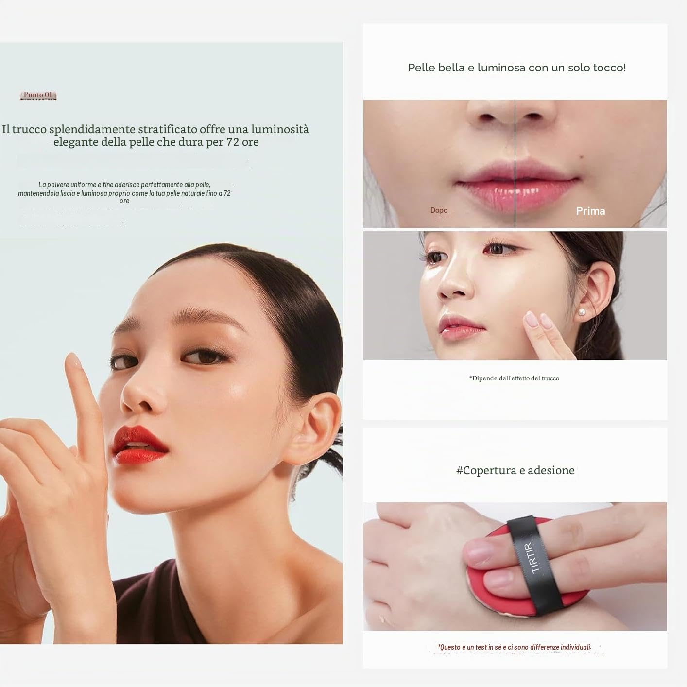 TIRTIR Mask Fit Mini Cushion [Tirutil] Mask Fit Mini Cushion, unità principale, 0,2 oz (4,5 g) ROSSO 21N