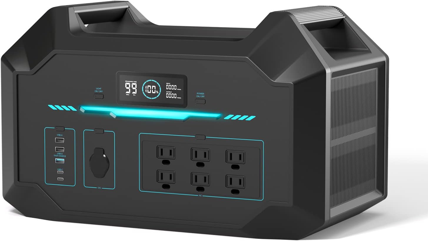 Buy Renogy Portable Station 1000Wh Solar Generator, 1500W Powerful AC