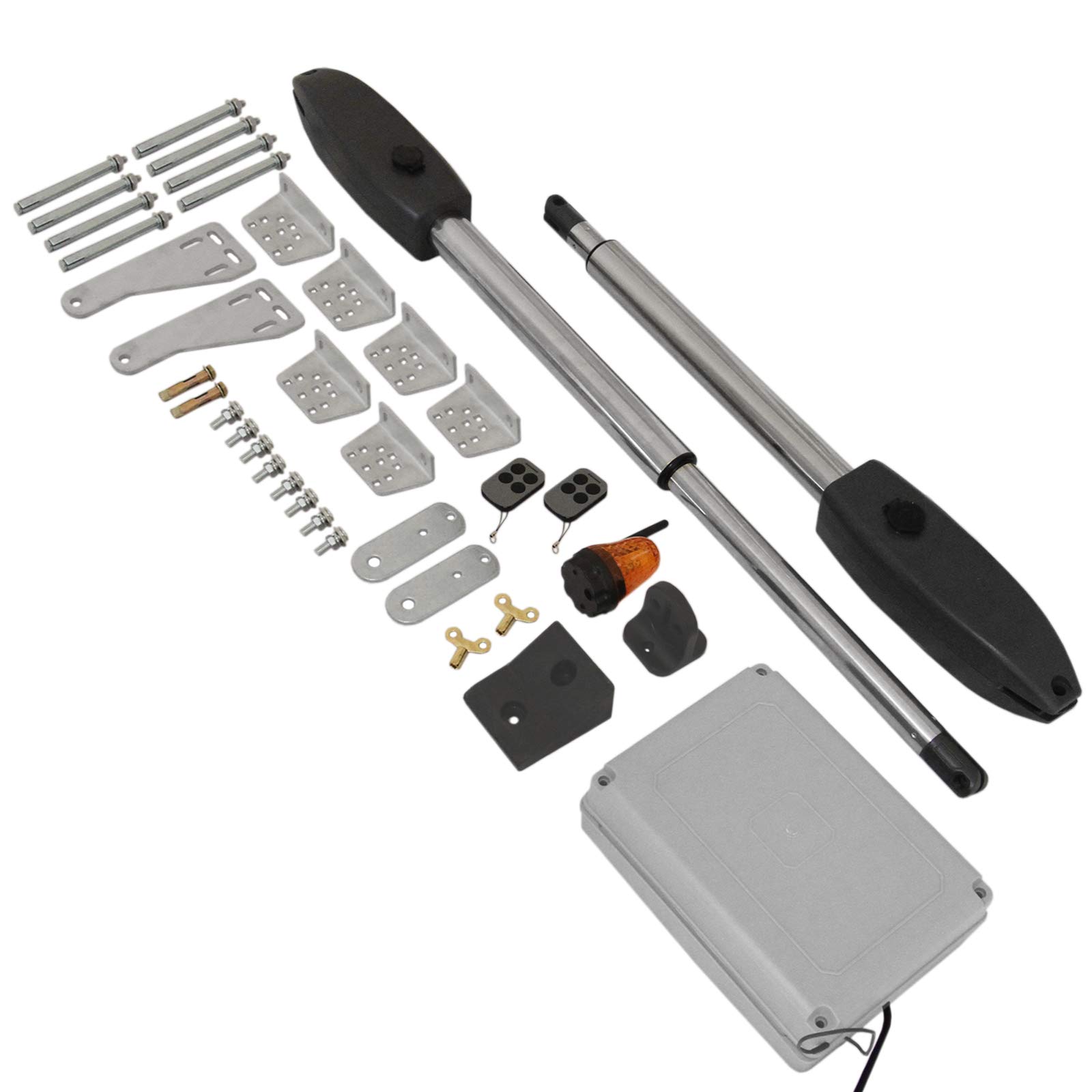 Electric Swing Gate Opener, with 2 Remote Controls, Heavy Duty Dual