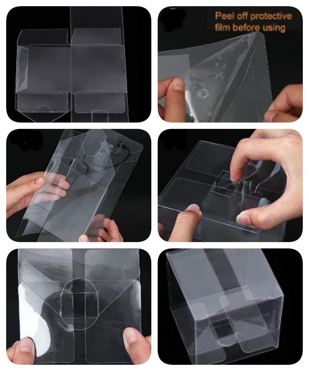 Amazon.com: KUPOO 50pcs Clear Favor Boxes, 2.76 x 2.76 x 2.76
