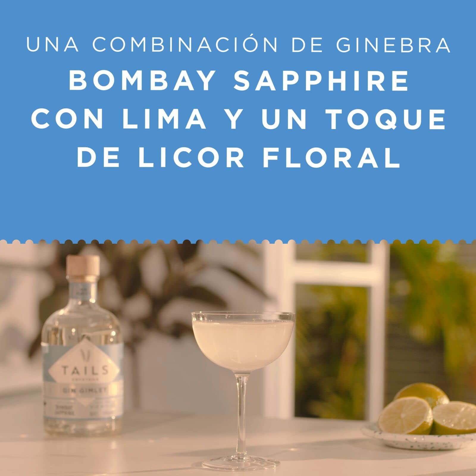 Tails Cocktails Gin Gimlet Bombay Sapphire Gin 14,9% vol 50 cl