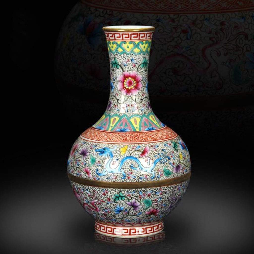Vase en porcelaine céramique à émail lisse pour éviter les rayures sur vos meubles de salon