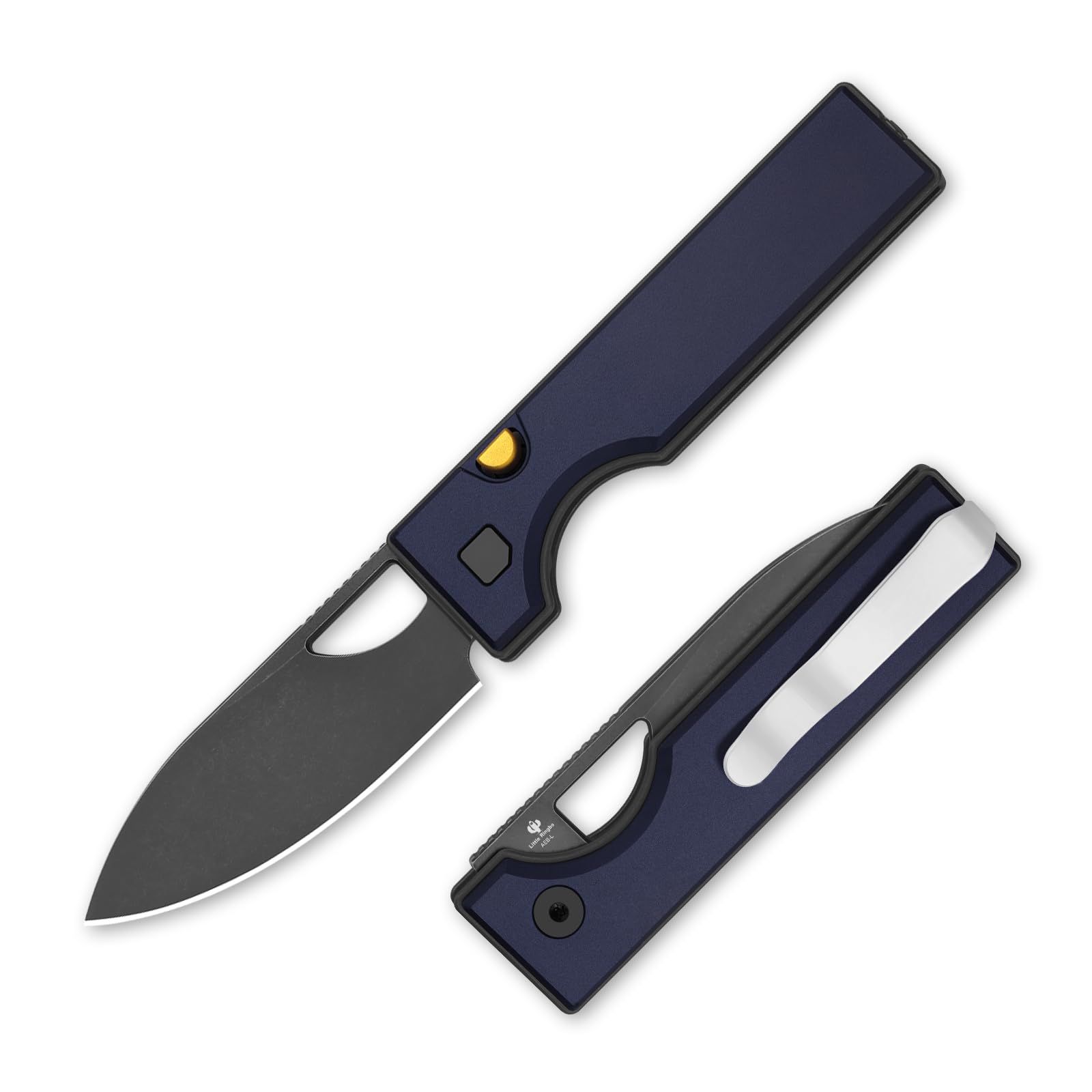 Kizer Little Ringbo Pocket Knife, 2.95" AEB-L Drop Point, V3708A3
