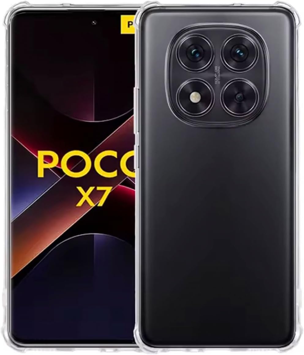 Kit Capa Anti Quedas para Xiaomi Poco X7 + Película Protetora Privacidade