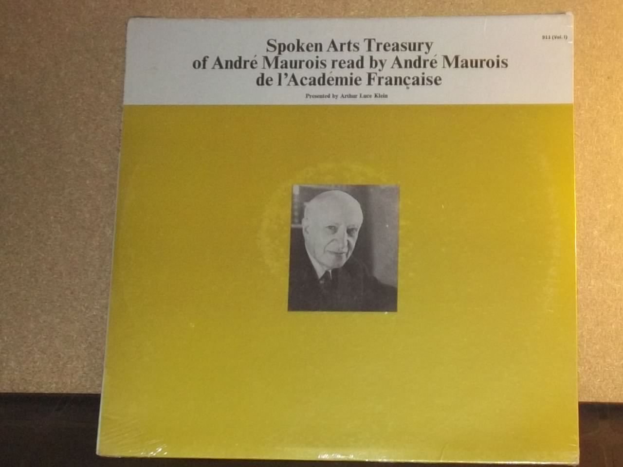 Spoken Arts Treasury Of Andre Maurois Sealed Record LP CDs