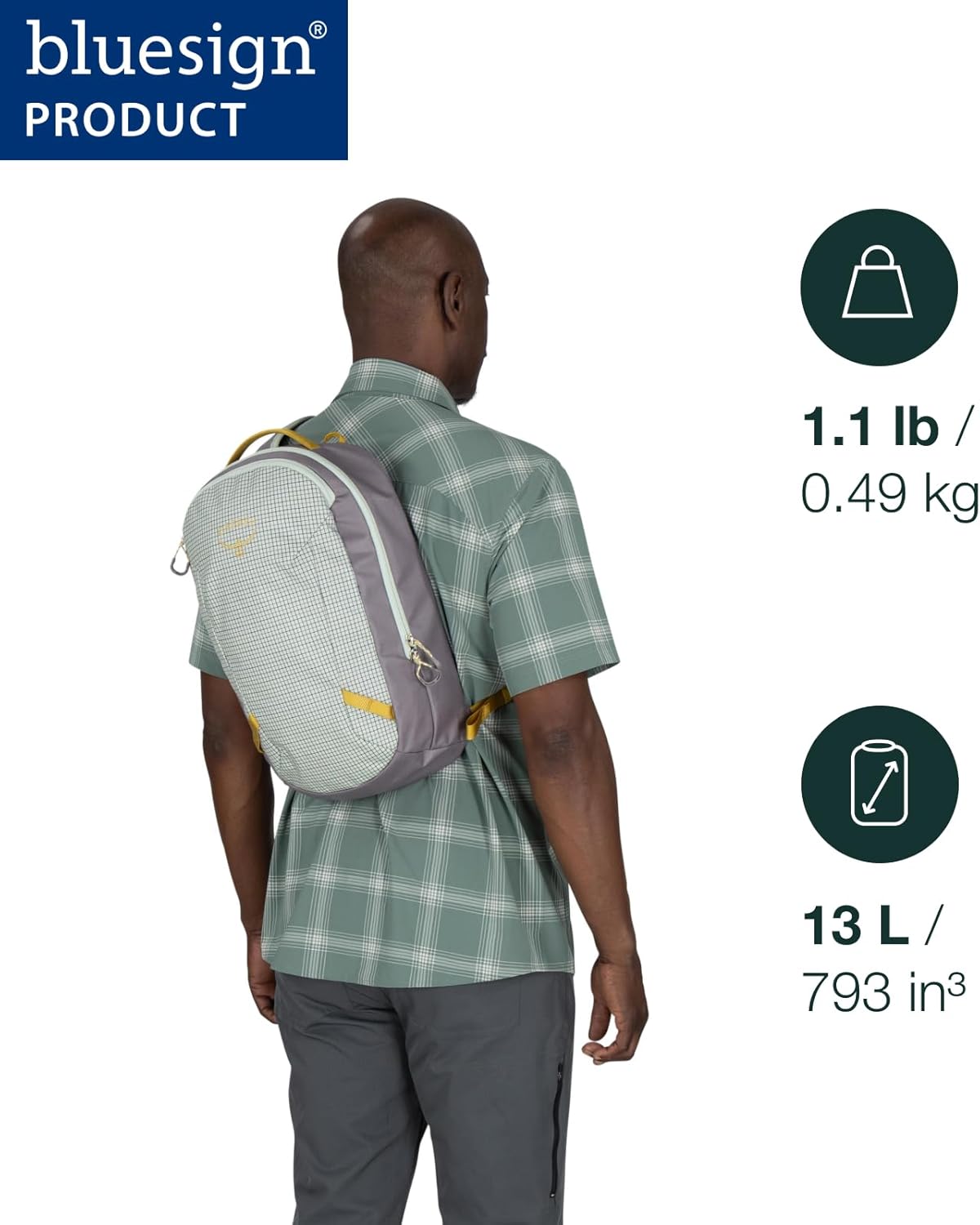 Osprey Transporter Crossbody Shoulder Sling, Raven Black - Image 3