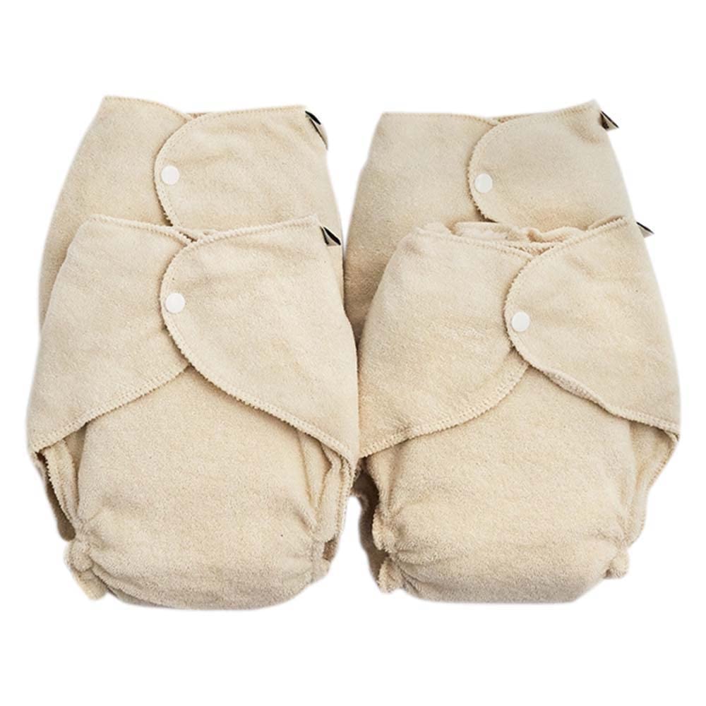 ImseVimse Höschenwindeln, One Size, Natural, 4er Pack