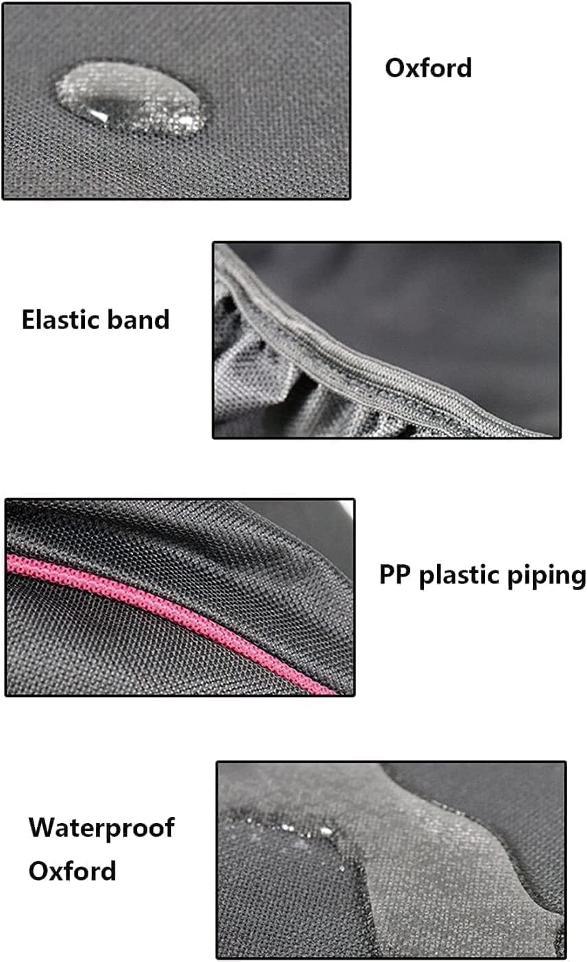 Copertura per verricello per auto, copertura per argano nero impermeabile antipolvere con fascia elastica, capacità da 8.000 a 17.500 libbre SUV rimorchio, impermeabile antipolvere per SUV, nero