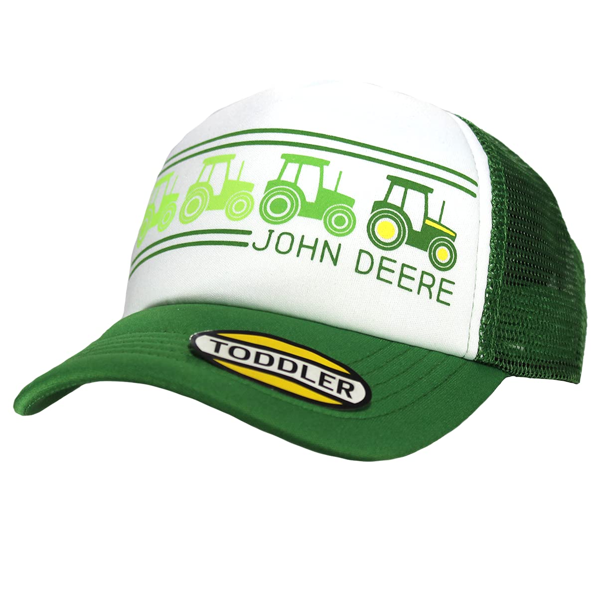John Deere Unisex Toddler Green Tractor Patch Toddler Baseball Hat Cap-One Size, Large, One Size-Xl