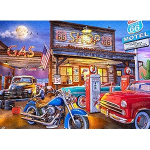 Vermont Christmas Company Route 66 Jigsaw Puzzle 1000 Piece