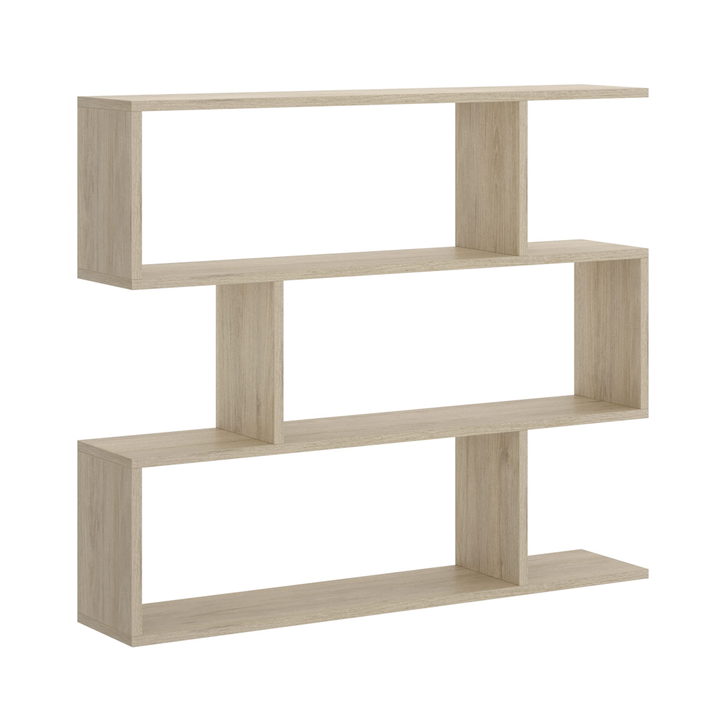 DEKIT GRUPO RIMOBEL LIS - ESTANTERIA BAJA CON 3 HUECOS - 110x25x96 cm - NATURAL