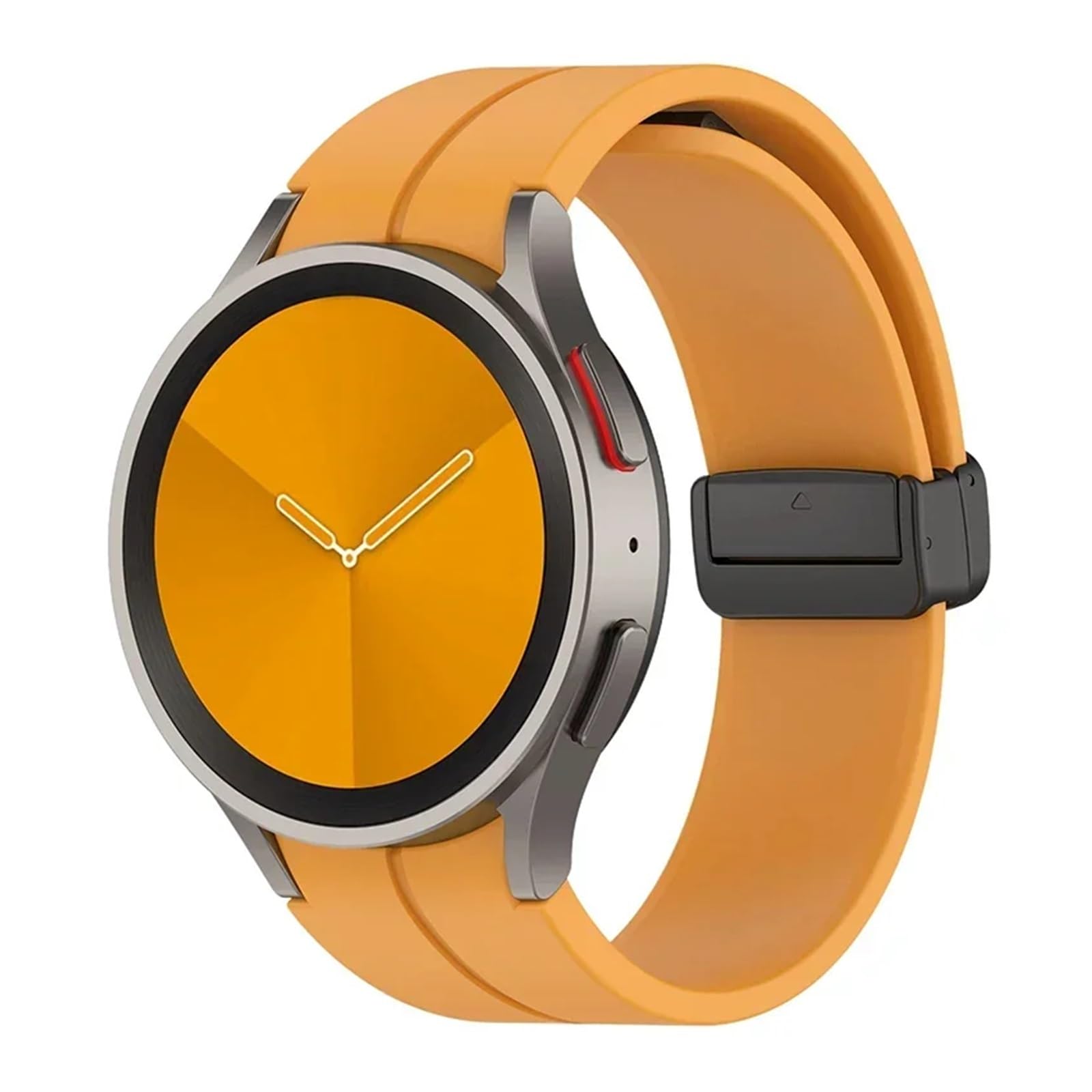 EZZON Cinturino in silicone per samsung orologio 4/5/6 40 44mm 5 pro 45mm fascia magnetica fibbia gallaxy orologio 4/6classic 42 43mm 46 47mm