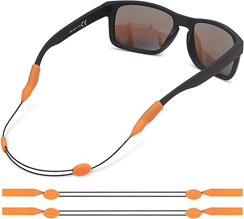 Correa de cable ajustable para lentes de sol sin cola, correas de lentes de sol para hombres y mujeres, soportes para anteojos alrededor del cuello,