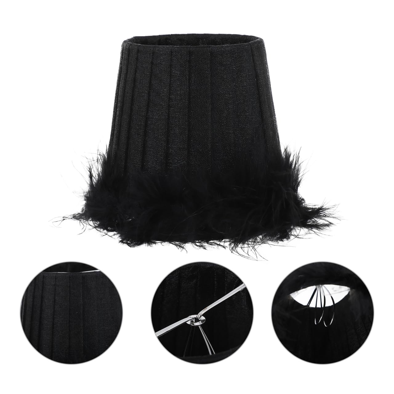 Gadpiparty Elegant Fabric Lampshade, Versatile Light Cover for Bedroom & Living Room, Easy Fit Eye Protection Shade - Image 4