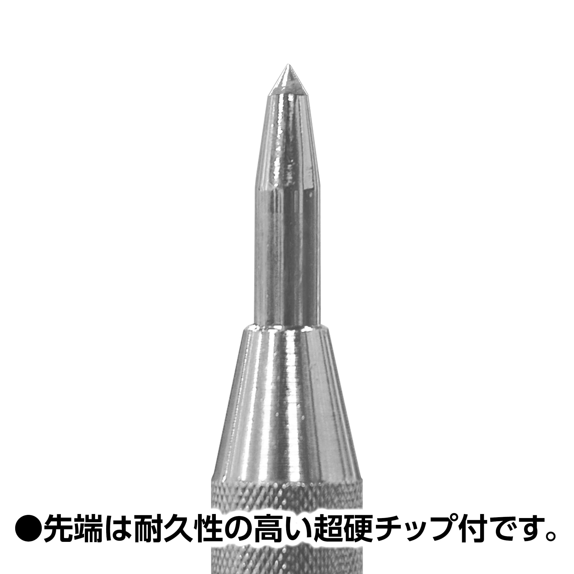 ポルテM size オートポンチ L転がり防止グリップ付 - シンワ測定株式会社