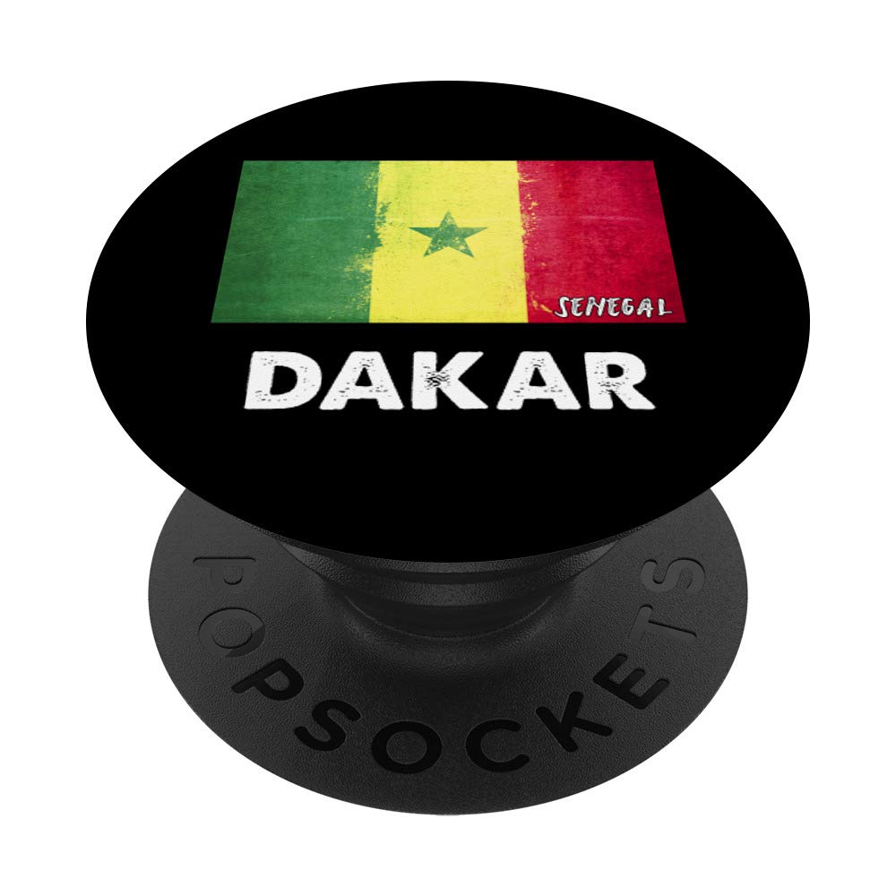 PopSocket Senegalese: Supporto Per Telefono Con Bandiera Del Senegal E Pallone Da Calcio, PopGrip Intercambiabile Per Tifosi Di Calcio, Idea Regalo Per Appassionati Di Sport E Calciatori - 2