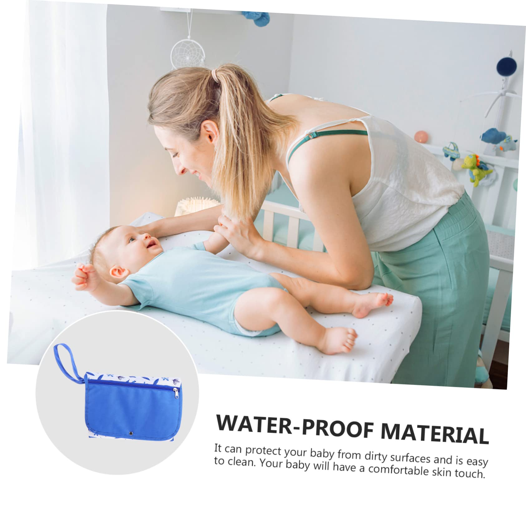 3stücke Faltbare Wickelunterlage Für Wasserdichtes Tragbares Wickelpad Für Unterwegs Schützt Vor Urinleckagen Sicher Und Leicht Zu Verstauen Geeignet Für Neugeborene Und