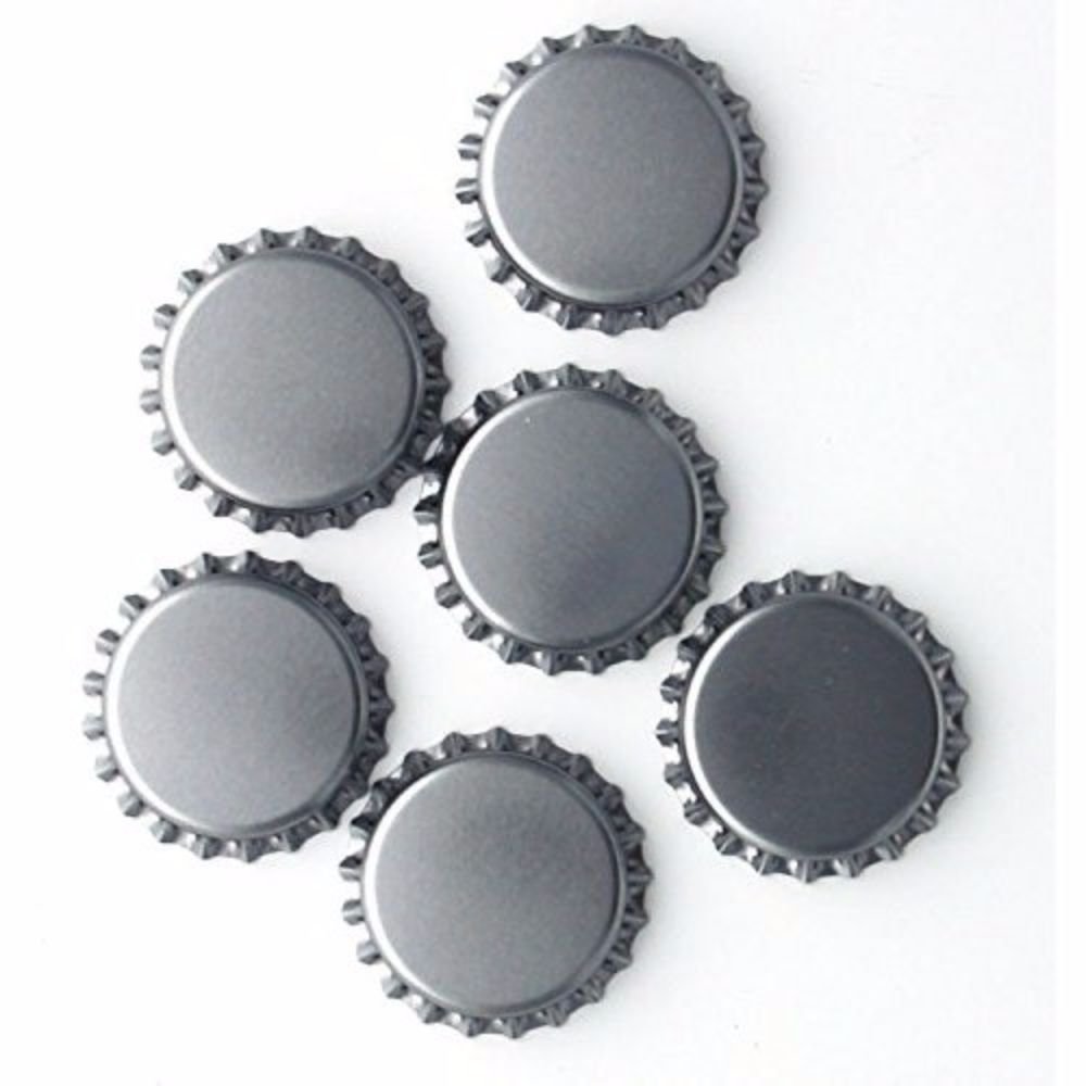 Home Brew Ohio Crown Caps with Oxy-Liner-576 Caps (Silver)