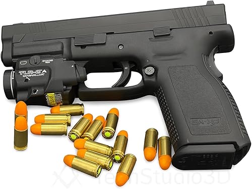 Miniatura 5 de TechStudio3D Casquillos redondos de latón de 0.354in, tapones de presión, munición de fuego seco para entrenamiento, fabricado en Estados Unidos