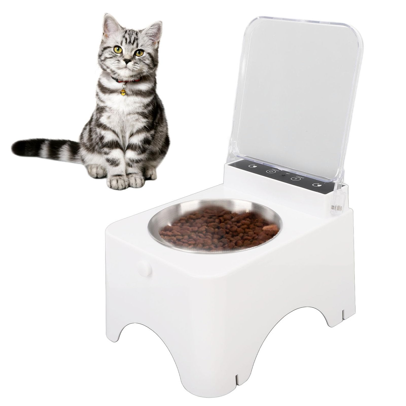 Katzennapf Automatischer Futterspender Sensor Haustier (Stil 1)