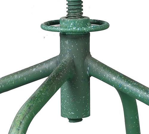 Miniatura 7 de Topower Taburete de cocina de granja, taburete de mostrador industrial, asiento redondo decorativo de cocina estándar, taburetes de bar giratorios