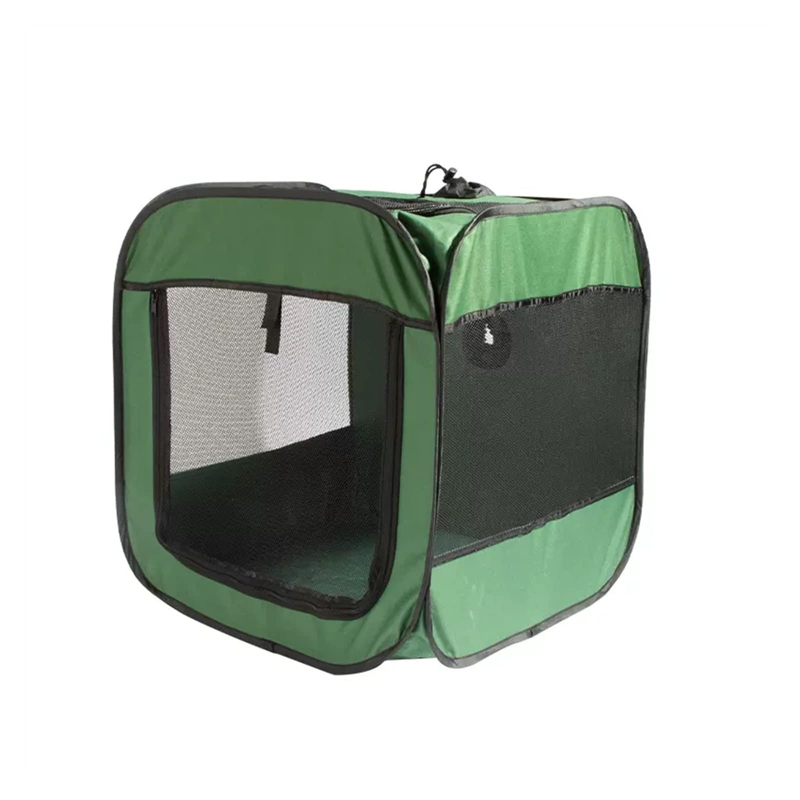 Caja de secado for mascotas plegable verde para el baño en casa de perros y gatos